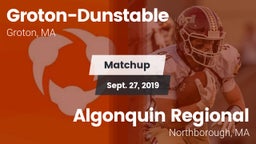 Matchup: Groton-Dunstable vs. Algonquin Regional  2019