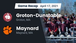 Recap: Groton-Dunstable  vs. Maynard  2021