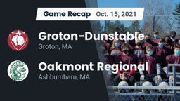 Recap: Groton-Dunstable  vs. Oakmont Regional  2021