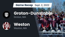 Recap: Groton-Dunstable  vs. Weston  2022