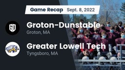 Recap: Groton-Dunstable  vs. Greater Lowell Tech  2022
