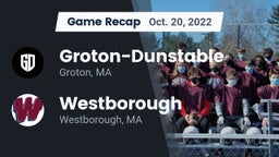 Recap: Groton-Dunstable  vs. Westborough  2022