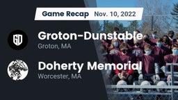 Recap: Groton-Dunstable  vs. Doherty Memorial  2022