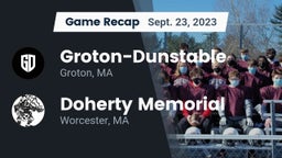 Recap: Groton-Dunstable  vs. Doherty Memorial  2023