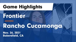 Frontier  vs Rancho Cucamonga  Game Highlights - Nov. 26, 2021