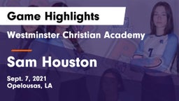 Westminster Christian Academy  vs Sam Houston  Game Highlights - Sept. 7, 2021