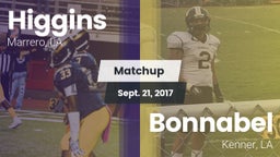 Matchup: Higgins vs. Bonnabel  2017