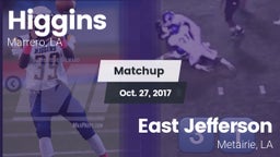 Matchup: Higgins vs. East Jefferson  2017
