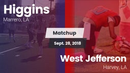 Matchup: Higgins vs. West Jefferson  2018
