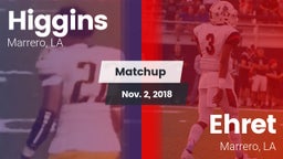 Matchup: Higgins vs. Ehret  2018