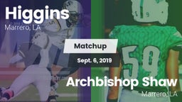 Matchup: Higgins vs. Archbishop Shaw  2019