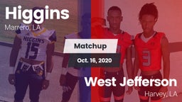 Matchup: Higgins vs. West Jefferson  2020