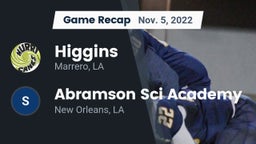 Recap: Higgins  vs. Abramson Sci Academy  2022