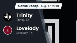 Recap: Trinity  vs. Lovelady  2018