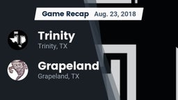 Recap: Trinity  vs. Grapeland  2018