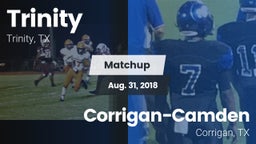 Matchup: Trinity vs. Corrigan-Camden  2018