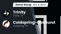 Recap: Trinity  vs. Coldspring-Oakhurst  2019
