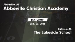 Matchup: Abbeville Christian  vs. The Lakeside School 2016