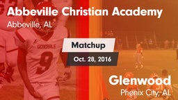 Matchup: Abbeville Christian  vs. Glenwood  2016