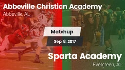 Matchup: Abbeville Christian  vs. Sparta Academy  2017