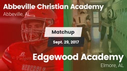 Matchup: Abbeville Christian  vs. Edgewood Academy  2017