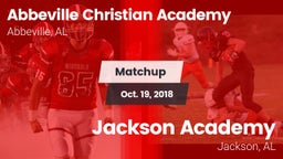 Matchup: Abbeville Christian  vs. Jackson Academy  2018