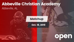 Matchup: Abbeville Christian  vs. open 2019