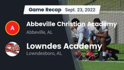 Recap: Abbeville Christian Academy  vs. Lowndes Academy  2022