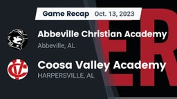 Recap: Abbeville Christian Academy  vs. Coosa Valley Academy 2023