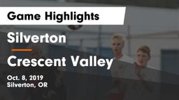 Silverton  vs Crescent Valley  Game Highlights - Oct. 8, 2019