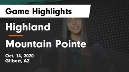 Highland  vs Mountain Pointe Game Highlights - Oct. 14, 2020