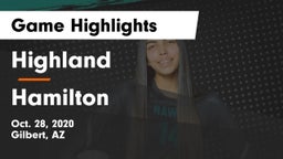 Highland  vs Hamilton Game Highlights - Oct. 28, 2020