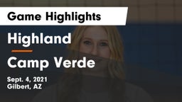 Highland  vs Camp Verde  Game Highlights - Sept. 4, 2021