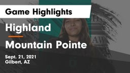 Highland  vs Mountain Pointe  Game Highlights - Sept. 21, 2021