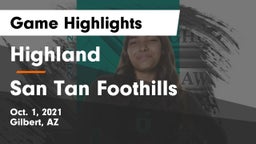 Highland  vs San Tan Foothills Game Highlights - Oct. 1, 2021