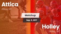 Matchup: Attica vs. Holley  2017