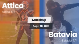 Matchup: Attica vs. Batavia 2018