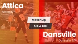 Matchup: Attica vs. Dansville  2019