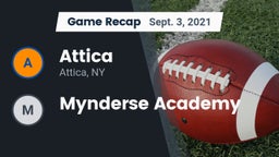 Recap: Attica  vs. Mynderse Academy 2021