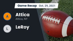 Recap: Attica  vs. LeRoy 2021