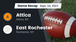 Recap: Attica  vs. East Rochester 2021