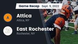 Recap: Attica  vs. East Rochester 2022