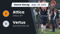 Recap: Attica  vs. Vertus  2022