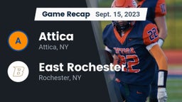 Recap: Attica  vs. East Rochester 2023