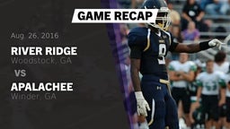 Recap: River Ridge  vs. Apalachee  2016