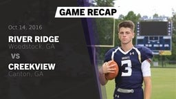 Recap: River Ridge  vs. Creekview  2016