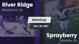 Matchup: River Ridge vs. Sprayberry  2017