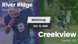 Matchup: River Ridge vs. Creekview  2018