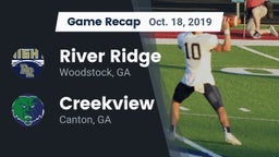 Recap: River Ridge  vs. Creekview  2019