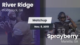 Matchup: River Ridge vs. Sprayberry  2019